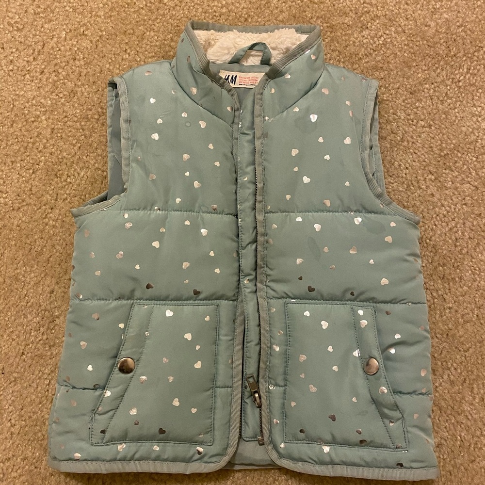 Girls H&M puffer vest